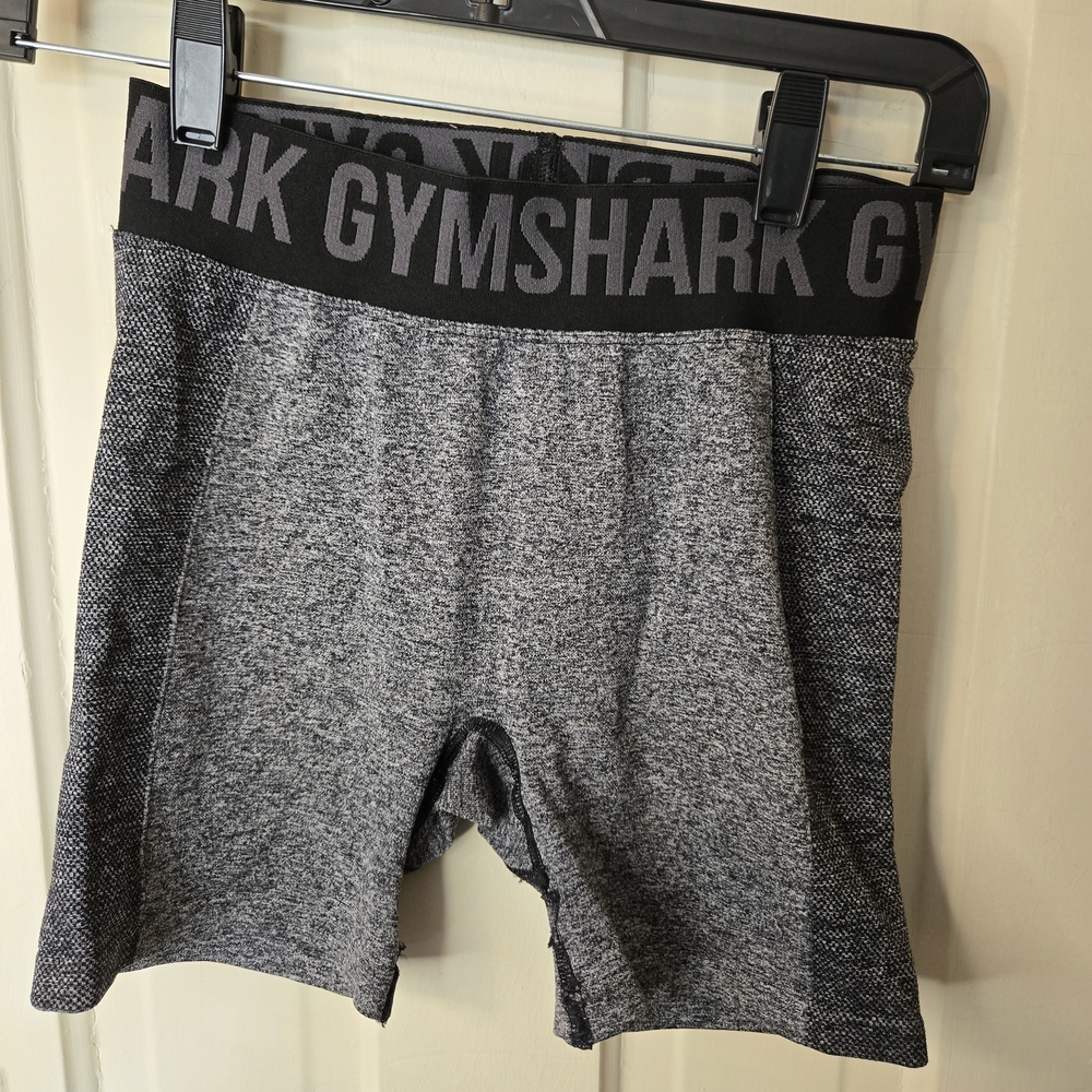 Gymshark Black and Gray Athletic Shorts